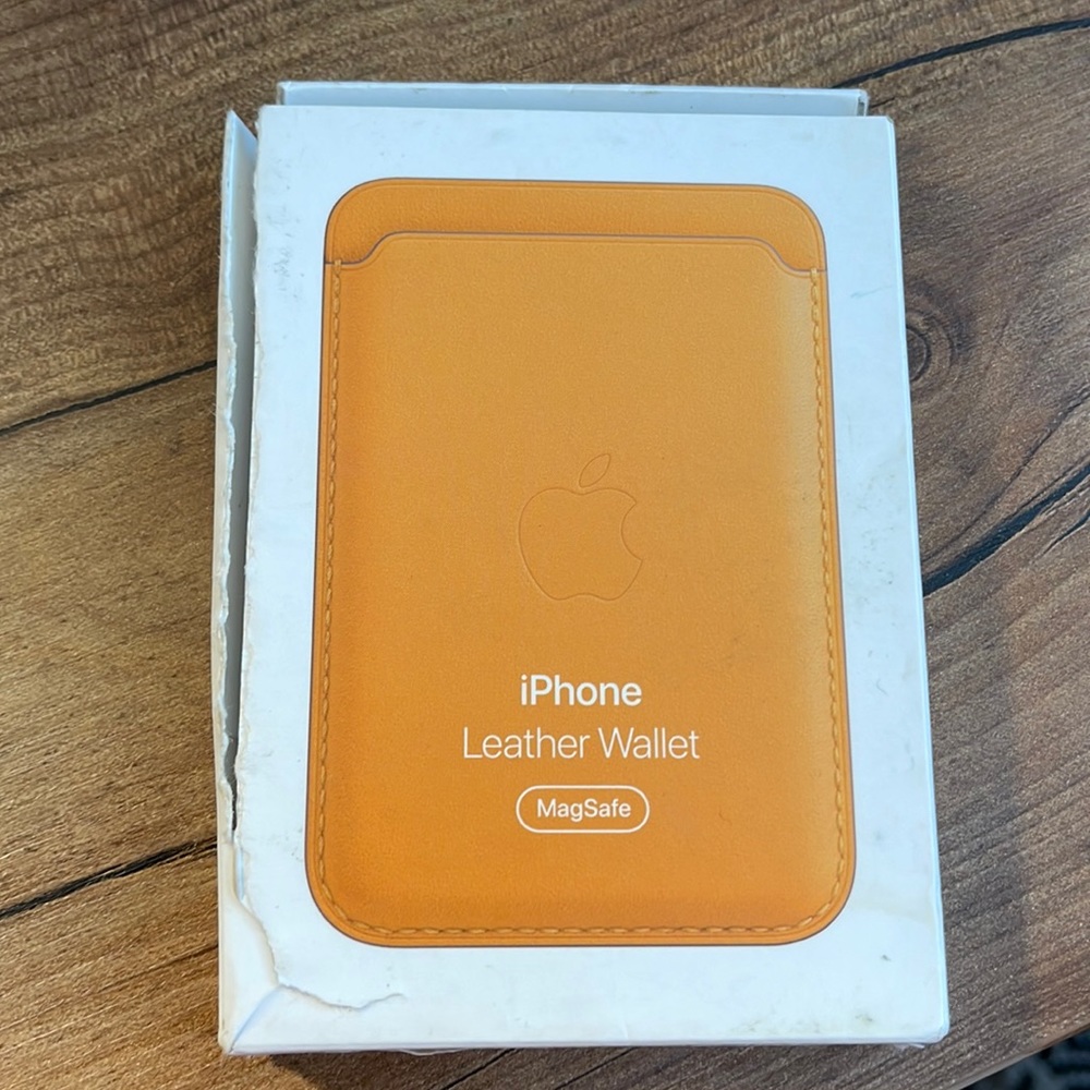 iPhone leather wallet